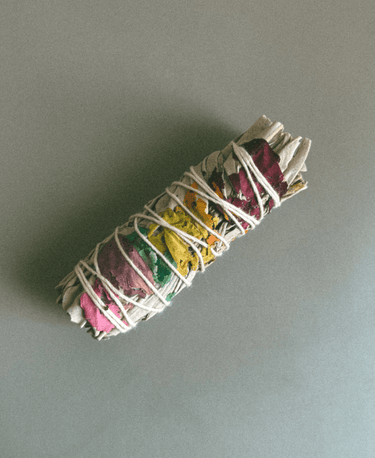 Seven Chakra White Sage Smudge Stick - Alchemist + Co