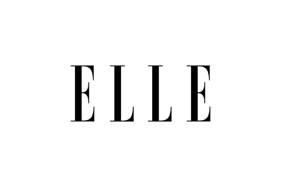 Black 'ELLE' logo on a white background