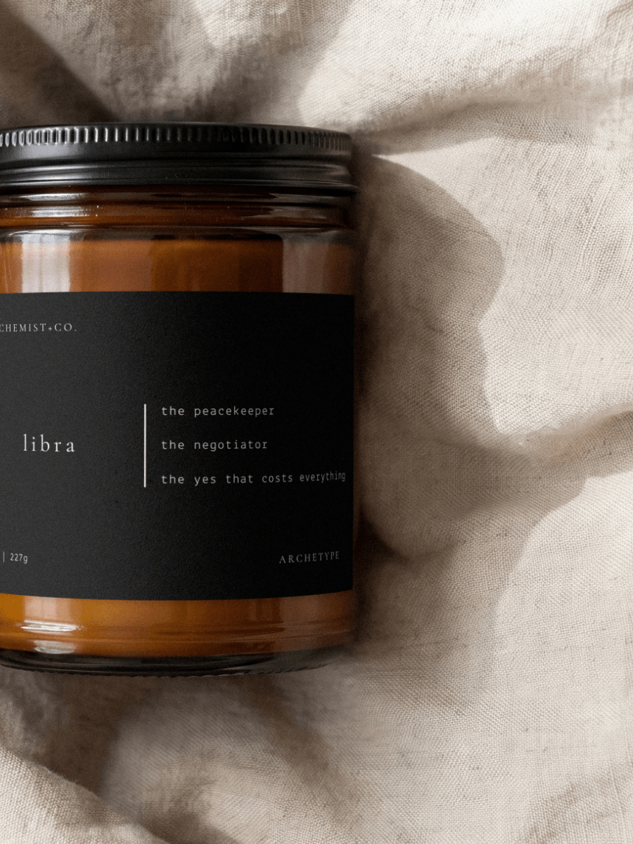 Libra candle from the Archetype Collection by Alchemist + Co.