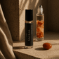 Sacral Chakra Balancing Roller by Alchemist + Co. with carnelian.