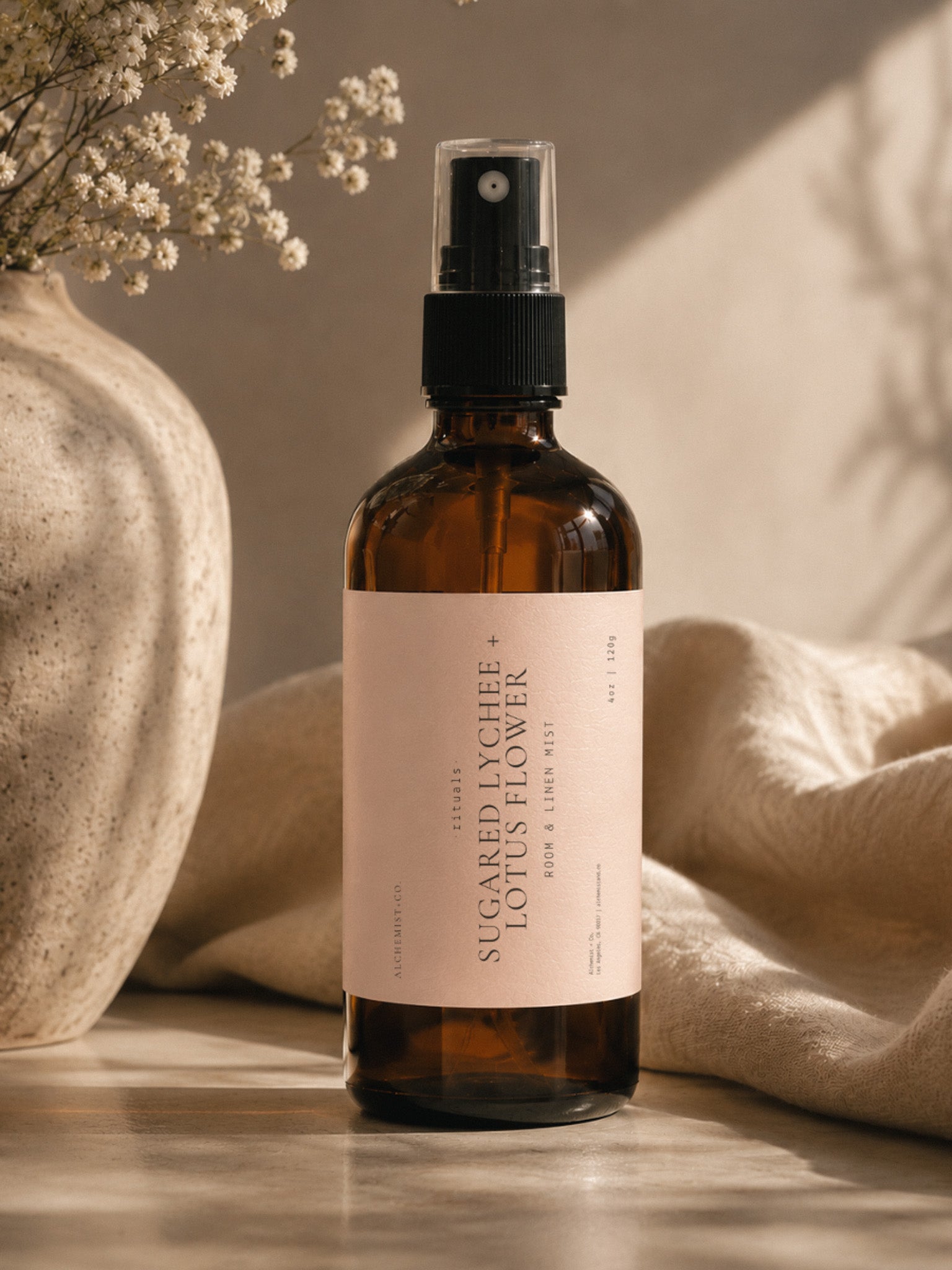 Sugared Lychee + Lotus Flower Room and Linen Mist by Alchemist + Co.