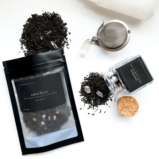 AMETHYST - Loose leaf tea with crystals, Alchemist + Co