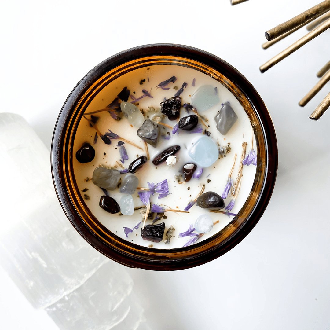 AQUARIUS - Candles with crystals, Crystal candles, Alchemist + Co