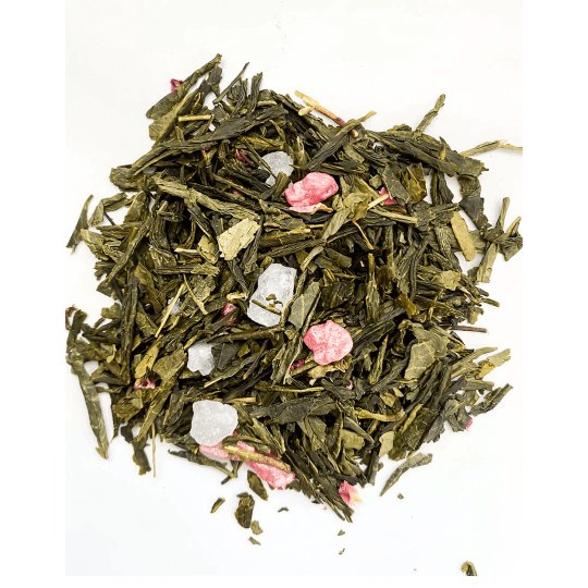 ROSE QUARTZ - Organic Herbal Loose Leaf Tea with crystals, Alchemist + Co